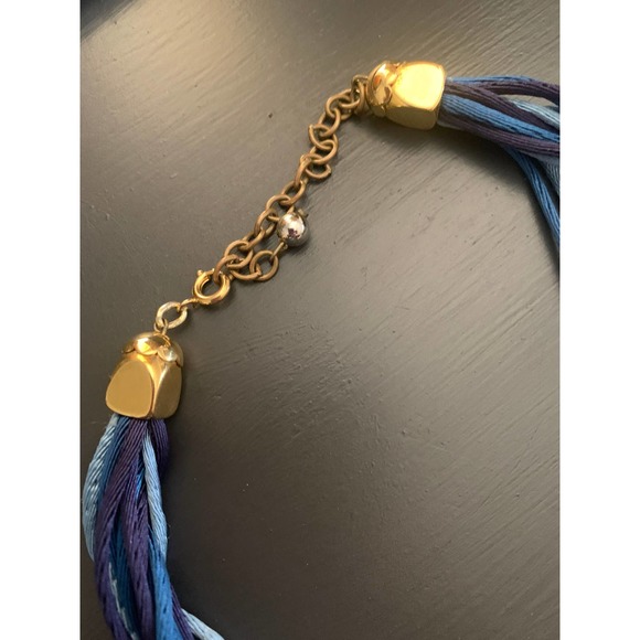 Michaela Frey Enamel Medallion Necklace // Vintage 1980s Avant Garde Jewelry - Picture 4 of 9